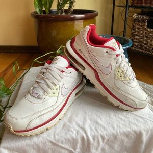 Red and white nike air max- vintage
